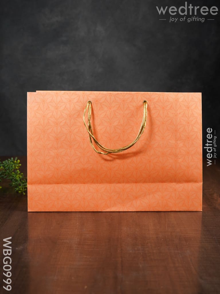 Leaf Design Paper Bag - Wbg0999 Bags