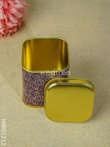 Leaf Designed Tin Box - Wbg1212 Dining Essentials