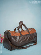 Leather Duffle Bag - Brown Wl4153 Bags & Wallets