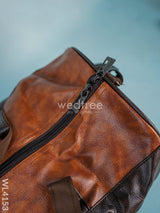 Leather Duffle Bag - Brown Wl4153 Bags & Wallets