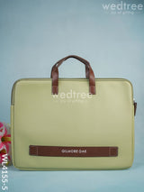 Leather Laptop Sleeve - Wl4155 Pista Green Bags & Wallets