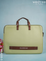 Leather Laptop Sleeve - Wl4155 Pista Green Bags & Wallets