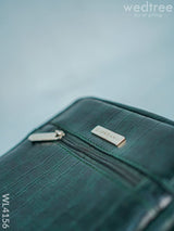 Leather Sling Bags - Forest Green Wl4156