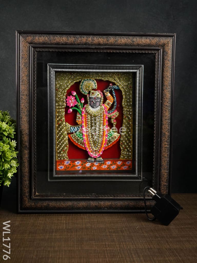 Led Frame: Shreenathji Rajbog (16X13) - Wl1776 Frames