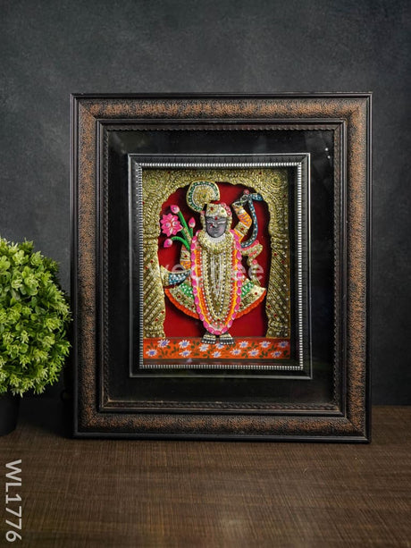 Led Frame: Shreenathji Rajbog (16X13) - Wl1776 Frames