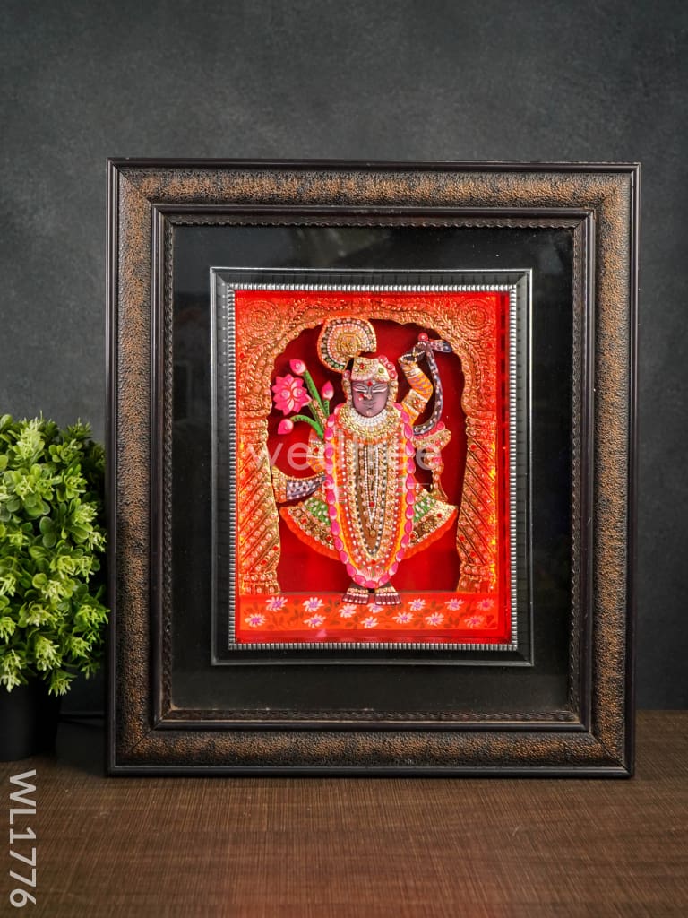 Led Frame: Shreenathji Rajbog (16X13) - Wl1776 Frames