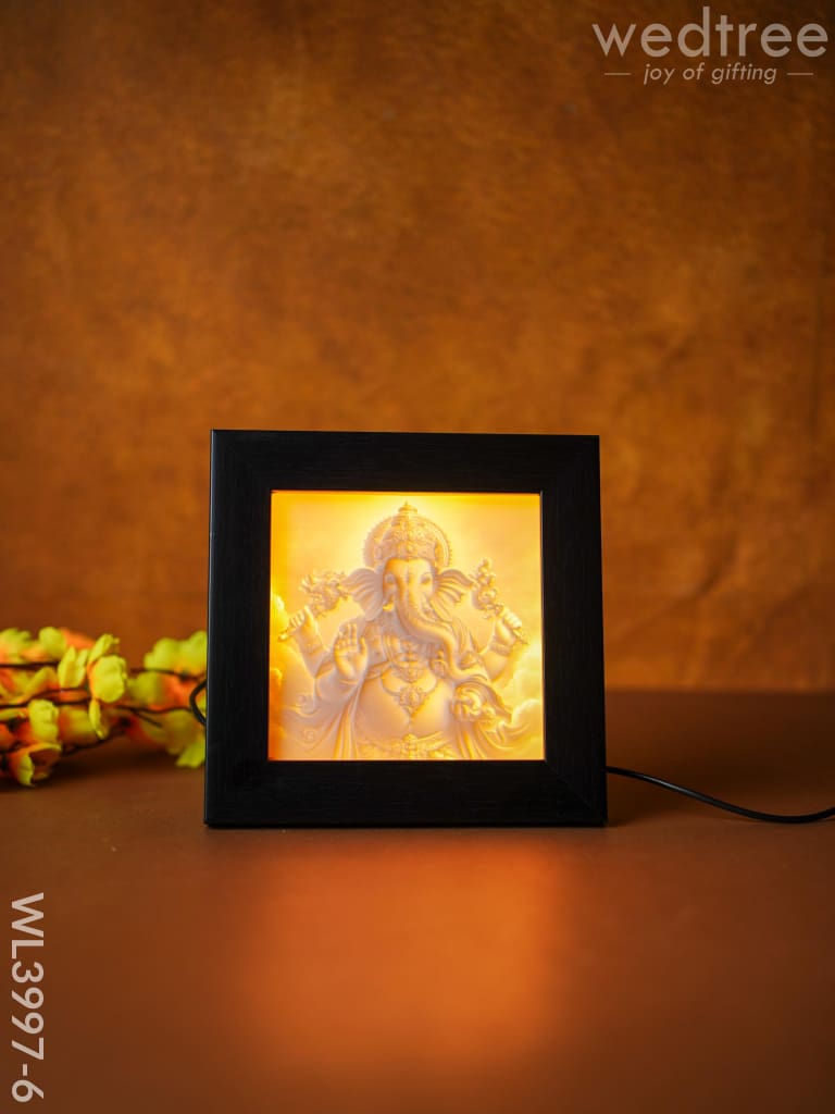 Lithoframe With Personalised Engraving - Wl3997 Ganesha Gifts