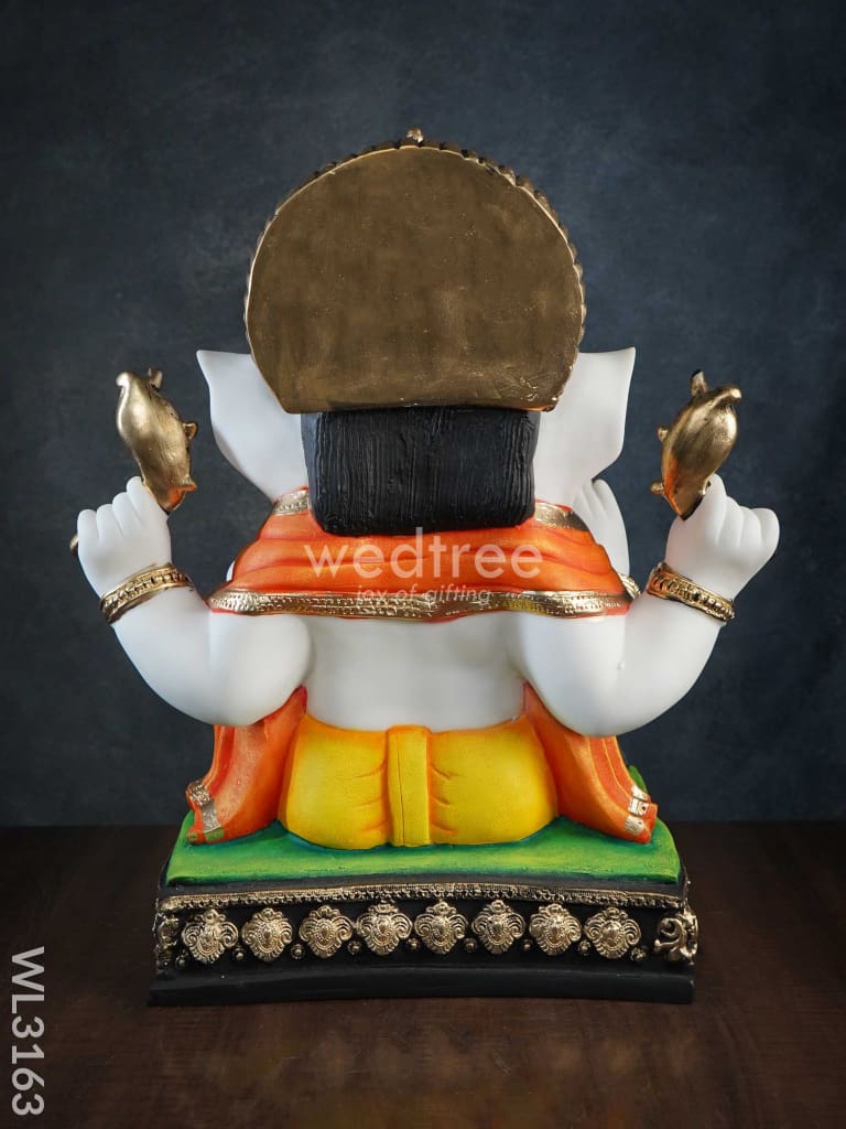 Lord Ganesha Idol - Polyresin Wl3163 Showpieces