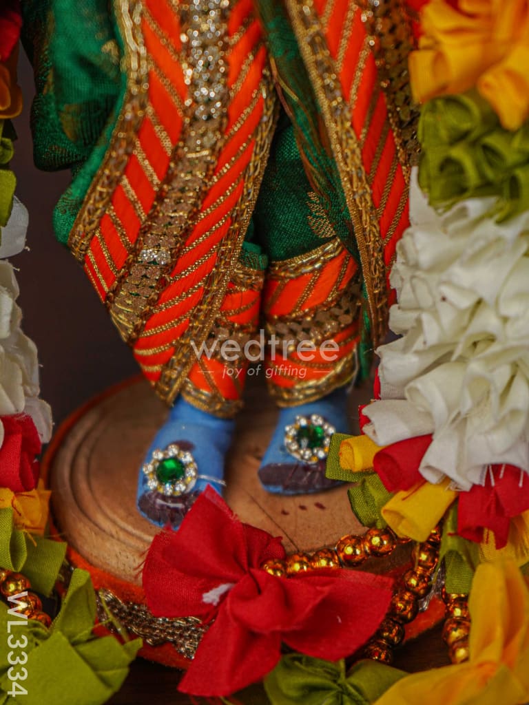 Lord Krishna Doll - 12 Inch Wl3334 Dolls