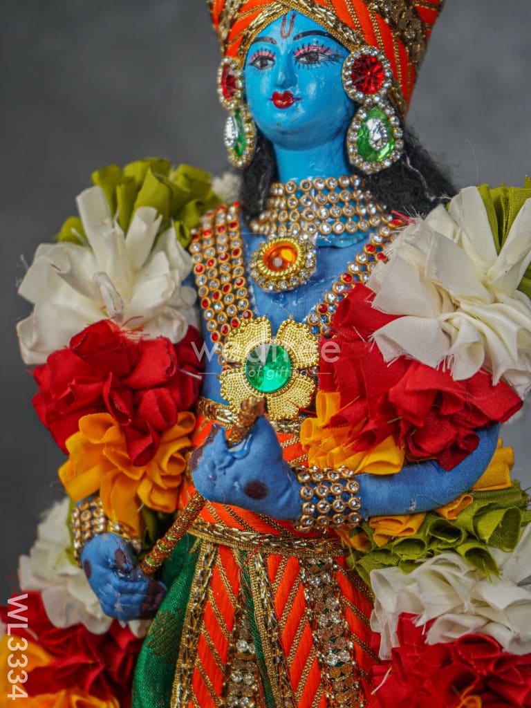 Lord Krishna Doll - 12 Inch Wl3334 Dolls