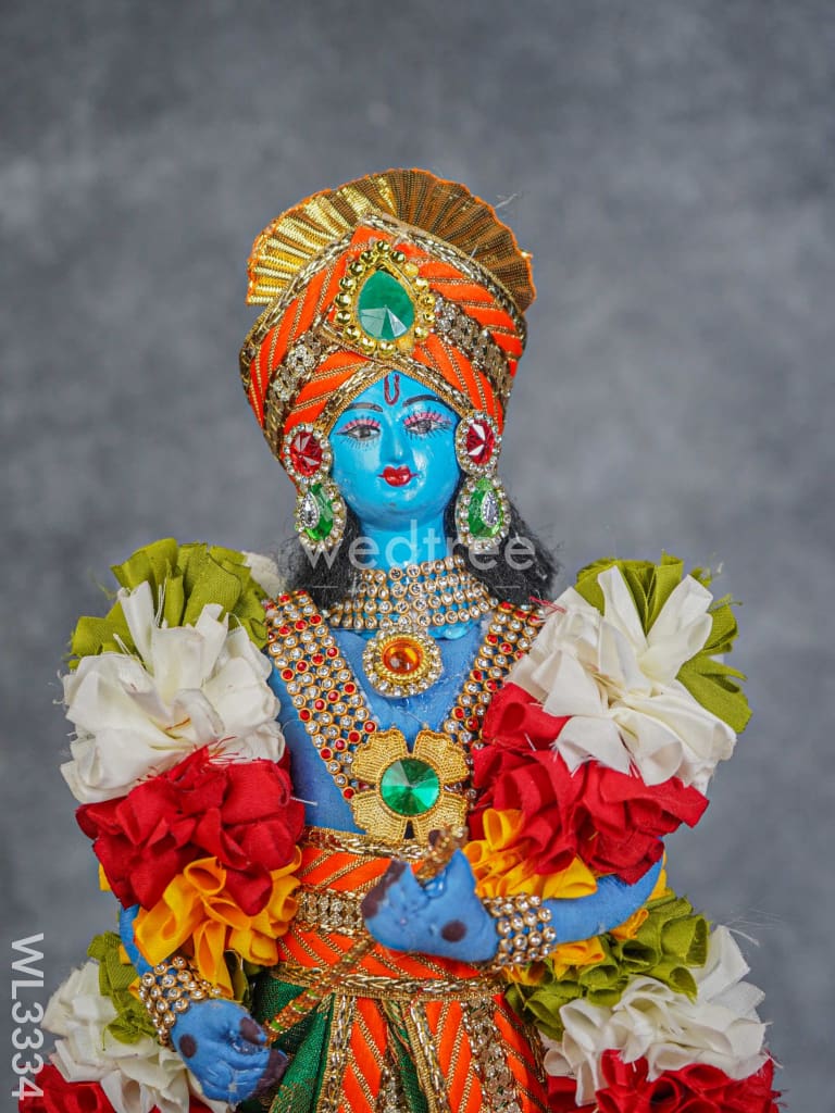 Lord Krishna Doll - 12 Inch Wl3334 Dolls