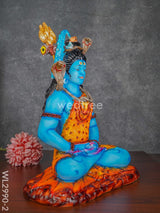 Handcrafted Polyresin Lord Shiva Idol - Wl2990-2 Showpieces