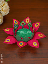 Lotus Base For German Silver Lakshmi - Wl4258 Wedding Essentials