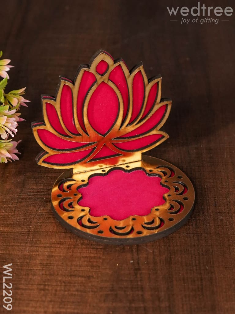 Lotus Diya/Candle Stand - Wl2209 Candles