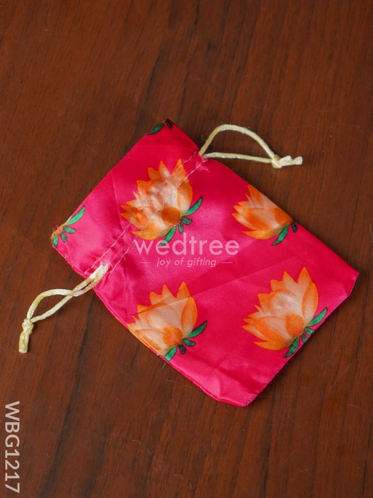 Lotus Pichwai String Bag - 5 X 4 Wbg1217 Bags