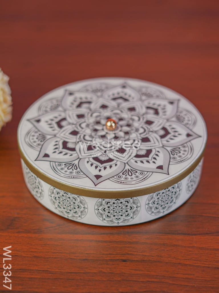 Mandala Designed Multipurpose Storage Box - Wl3347 Dining Essentials