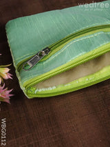 Mango Designed Embroidery Purse With Zipper - Wbg0112 Clutches & Purses