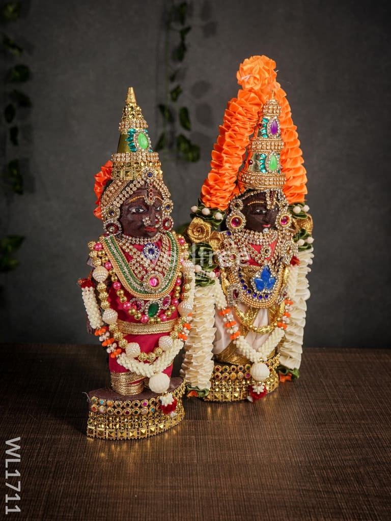 Marapachi Doll - Srinivasa Perumal And Padmavathi Wl1711 Wedding Essentials