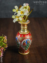 Marble Flower Vase 6 Inch - Wl0660 Decor