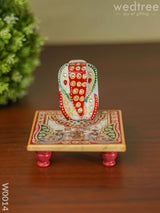 Marble Ganesha Chowki - W0014 Divine Return Gifts