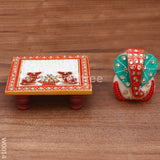 Marble Mouse Ganesh Chowki Divine Return Gifts