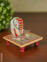 Marble Ganesha Chowki - W0014 Divine Return Gifts