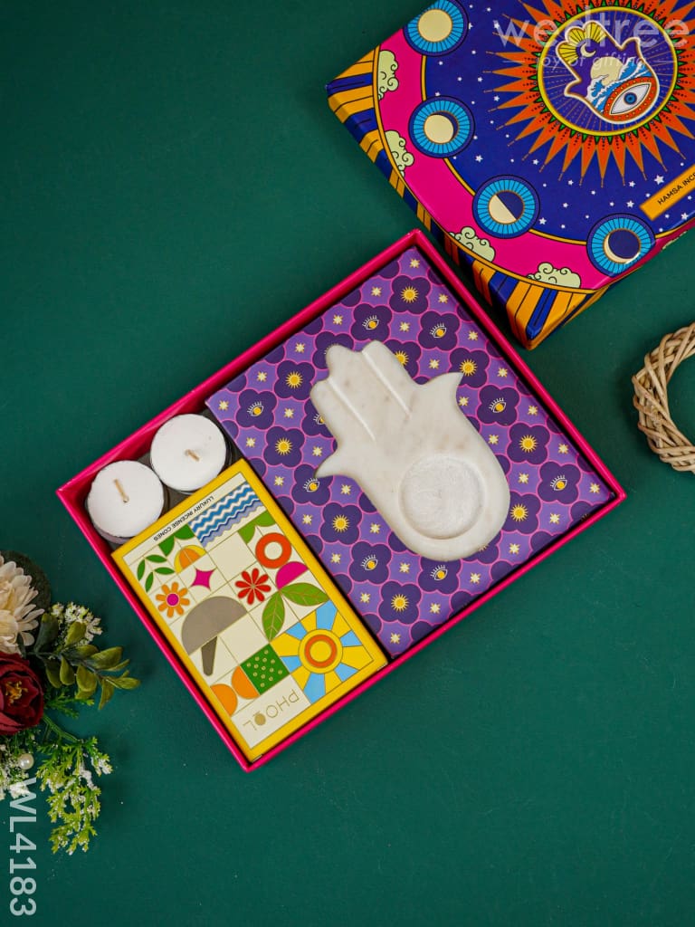 Marble Hamsa Gift Box - Wl4183