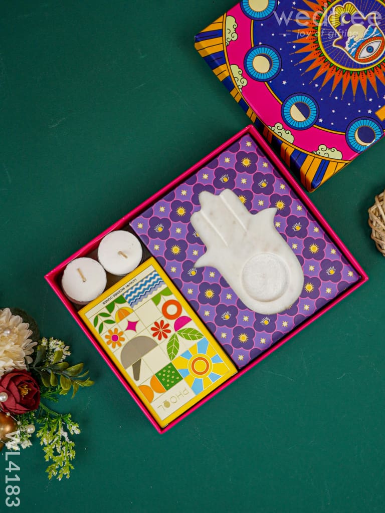 Marble Hamsa Gift Box - Wl4183