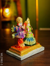 Marble Hand Painted Radha Krishna Idol - Wl2982 Showpieces