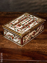 Marble Hand Painted Rectangle Box - Wl0798 Utilities