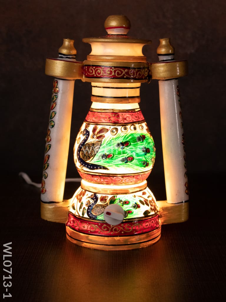 Marble Lantern 8 Inch - Wl0713 Decor