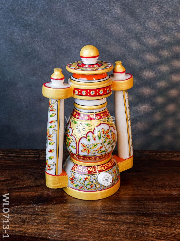 Marble Lantern 8 Inch - Wl0713 Decor