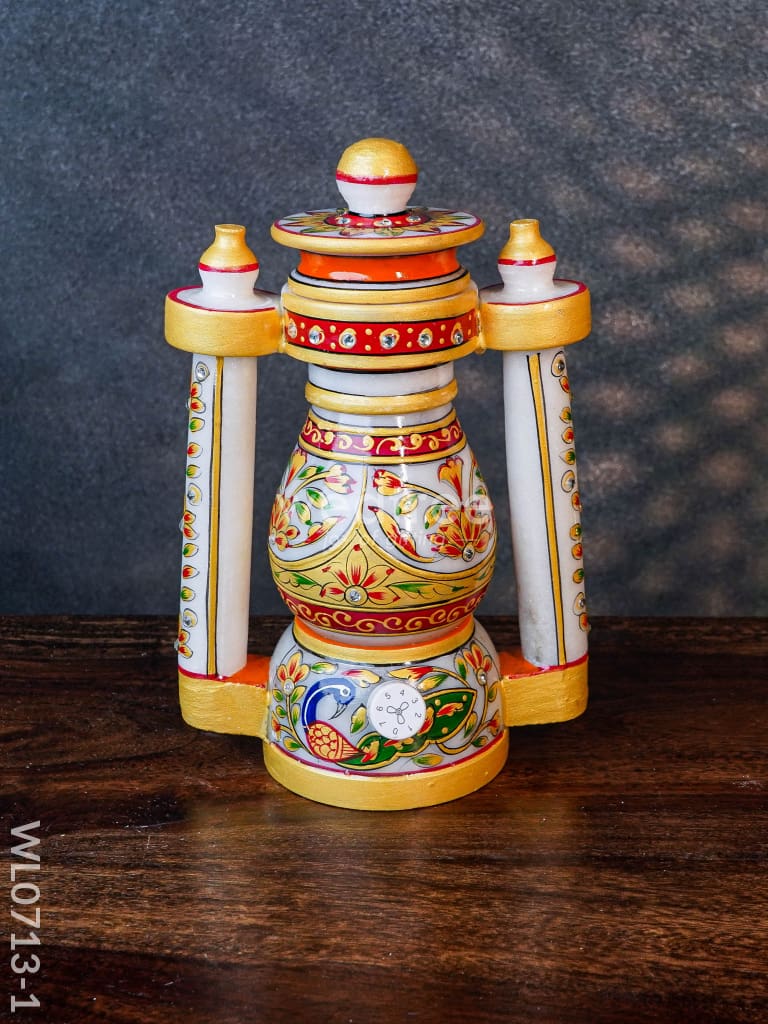 Marble Lantern 8 Inch - Wl0713 Decor