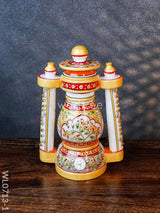 Marble Lantern 8 Inch - Wl0713 Floral Decor