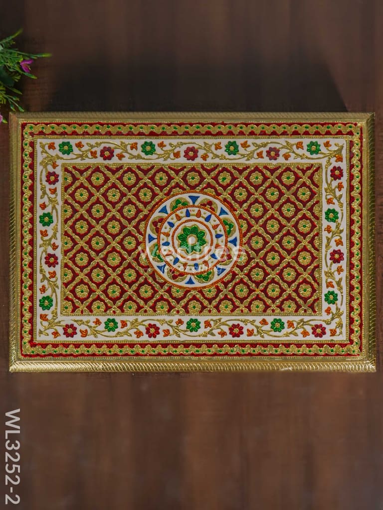 Meenakari Manai - 21X15 Wl3252-2 Others