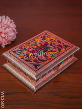 Meenakari Dry Fruit Box - Copper Finish Wl3600