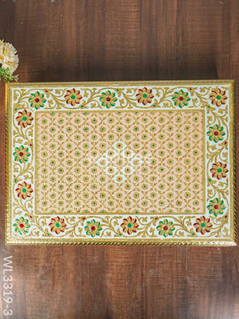 Meenakari Manai - 21 X 15 Inch Wl3319-3