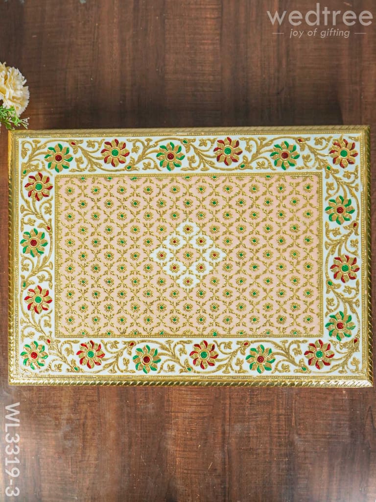 Meenakari Manai - 21 X 15 Inch Wl3319-3