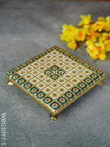 Meenakari Manai - 8X8 Inch Wbg1097