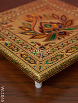 Meenakari Manai With Deepam Design - 12X12 Inches Wl1045 Bajots &