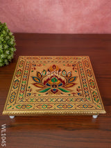 Meenakari Manai With Deepam Design - 12X12 Inches Wl1045 Bajots &