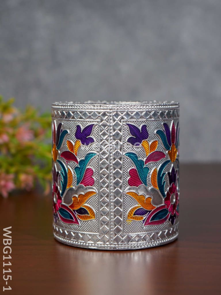 Pen Stand With Floral Design - Wbg1115