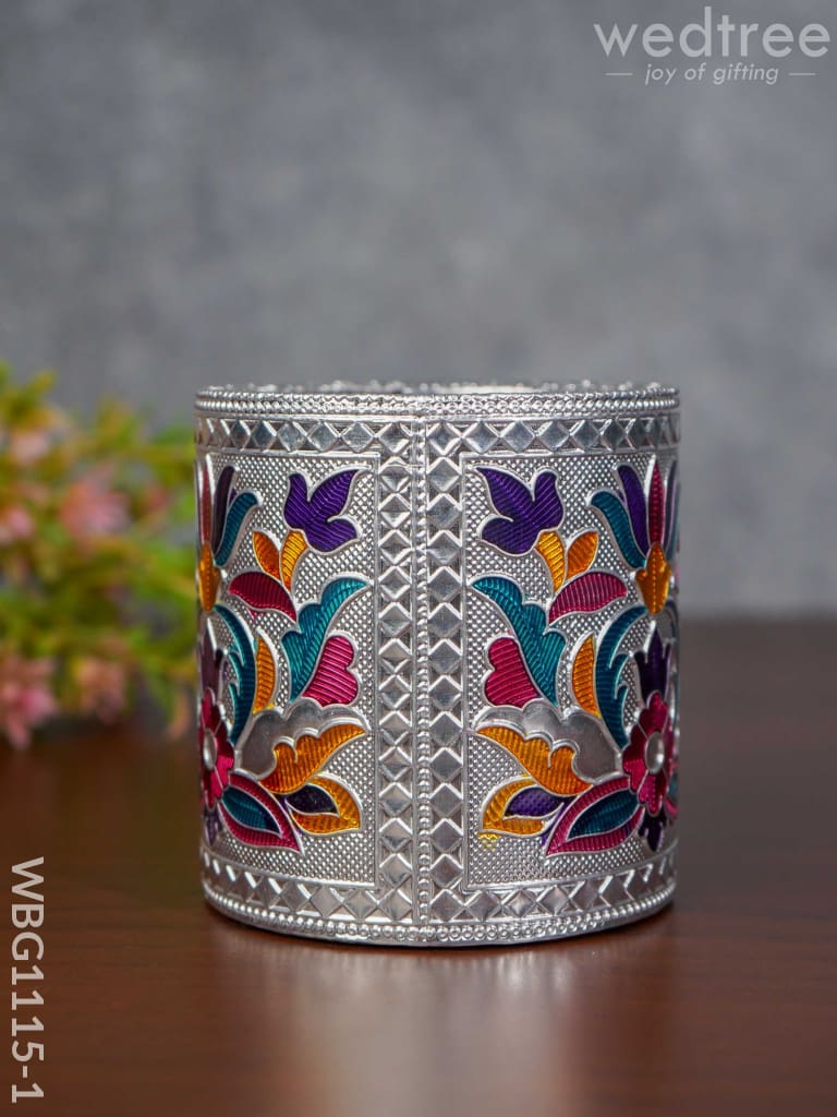 Pen Stand With Floral Design - Wbg1115