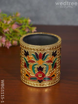 Pen Stand With Floral Design - Wbg1115