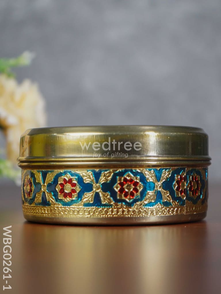 Meenakari Poori Box - 4 Inch Wbg0261 Utensils