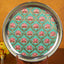 Meenakari Round Plate - Wbg1374 Green Trays & Plates Rg