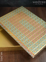 Meenakari Saree Box - Wl2451 Wedding Essentials