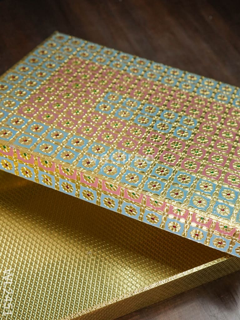 Meenakari Saree Box - Wl2451 Wedding Essentials