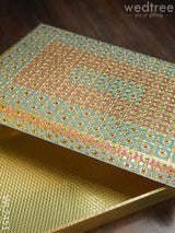 Meenakari Saree Box - Wl2451 Wedding Essentials