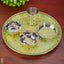 Meenakari Pooja Thali Set - Wl3862 Pista Green Trays & Plates